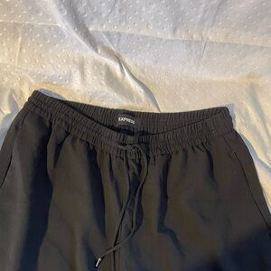 Express Black Track Pants